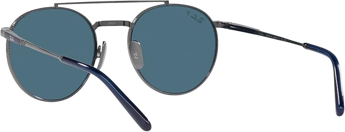 Ray-Ban Unisex Rb8237 Round II Titanium Round Sunglasses