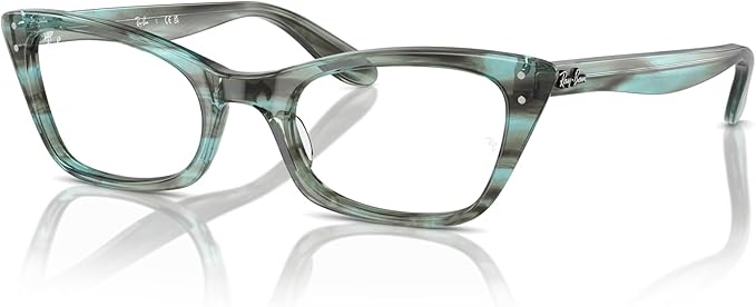 Ray-Ban Women's RX5499 Lady Burbank Cat Eye Prescription Eyewear Frames