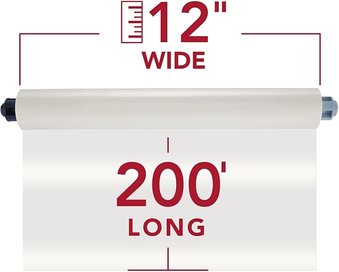 GBC Thermal Laminating Film, Rolls, Ultima 35 EZload, Glossy, NAP II, 12" x 200', 2 Pack (3125913EZ)