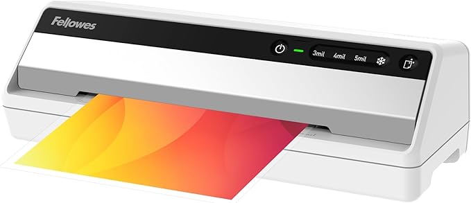 Fellowes Saturn 95 Thermal Laminator Machine for Home or Office with Pouch Starter Kit, 9.5 inch, Fast Warm-Up, Jam-Free Design(5735801)