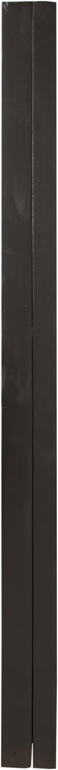 Flash Furniture Banks Jersey Display Case, Hanging PVC Tube, Velvet Lined Back, Foam Sheet Insert, Acrylic Window, Anti-Theft Lock with Keys, 24x36, Black