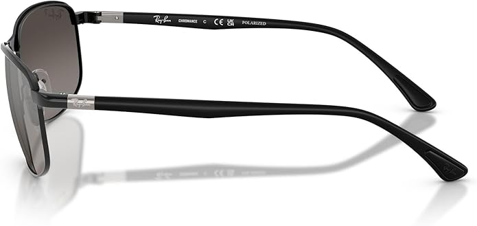 Ray-Ban Unisex Rb3671ch Chromance Rectangular Sunglasses