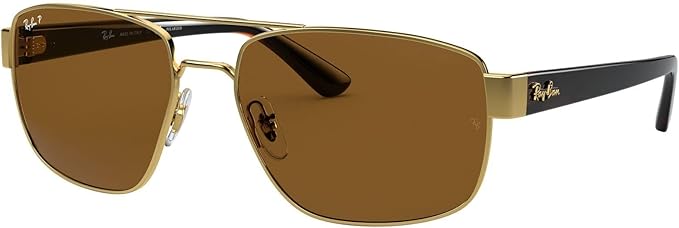 Ray-Ban RB3663 Metal Rectangular Sunglasses