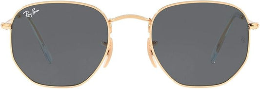 Ray-Ban unisex-adult Rb3548n Hexagonal Flat Lens Hexagonal Sunglasses