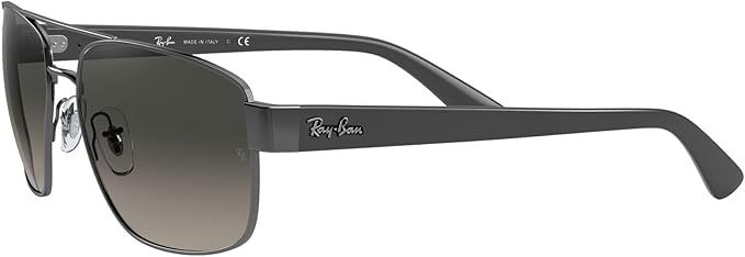 Ray-Ban RB3663 Metal Rectangular Sunglasses