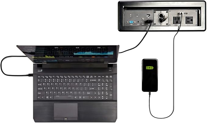 StarTech.com Audio/Video Module for Conference Table Connectivity Box - 4K - HDMI, DP, VGA - Table-Mounting Bracket Included (MOD4AVHD)