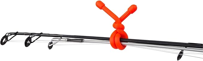 Nite Ize Gear Tie 6" Bright Orange Reusable Rubber Twisty Ties (3-Pack of 2)3