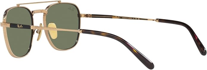 Ray-Ban Unisex Rb8258 Frank II Titanium Aviator Sunglasses