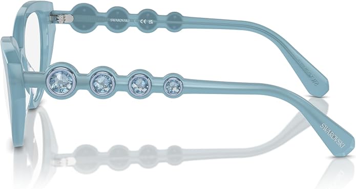 Swarovski womens Sk2024 Cat Eye Prescription Eyewear Frames