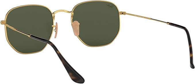 Ray-Ban unisex-adult Rb3548n Hexagonal Flat Lens Hexagonal Sunglasses