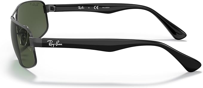 Ray-Ban mens Rb3445 Rectangular Sunglasses
