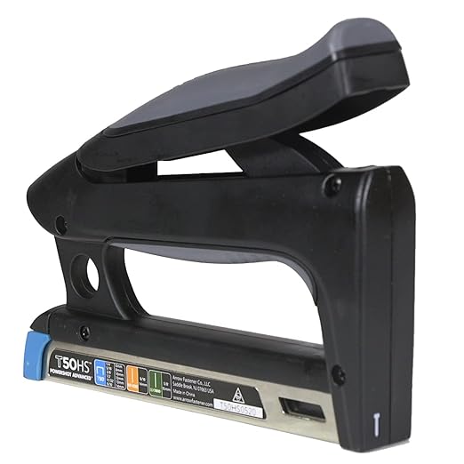 Arrow T50HS PowerShot Advanced Professional Heavy Duty 2-In-1 Staple and Nail Gun for Wood, Upholstery, Furniture, Crafts, Fits All T50 Staples and 5/8” Brad Nails
