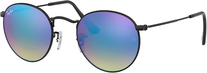 Ray-Ban Unisex Rb3447 Round Metal Round Sunglasses