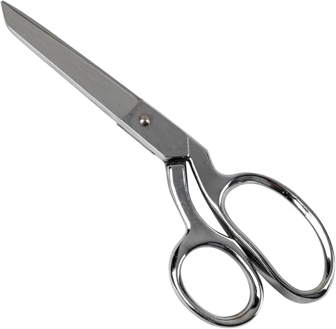 Klein Tools G208 Scissors, Made in USA, Bent Trimmer with Offset Handles for Cutting on Flat Surface Make Great Sewing Scissors, 8-1/4-Inch