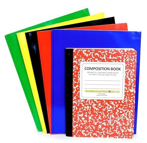 School Supply Boxes | High School Writing Bundle (1 Box) | Back to School Essentials Kit for Students & Teachers | Includes College-Ruled Filler Paper, College-Ruled Notebooks, 12 ct. Pens, & More