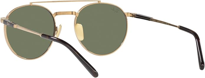 Ray-Ban Unisex Rb8237 Round II Titanium Round Sunglasses