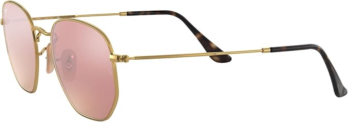 Ray-Ban unisex-adult Rb3548n Hexagonal Flat Lens Hexagonal Sunglasses
