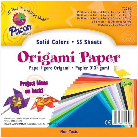 Pacon Origami Paper, Pack Of 55 Sheets