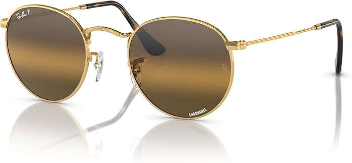 Ray-Ban Unisex Rb3447 Round Metal Round Sunglasses