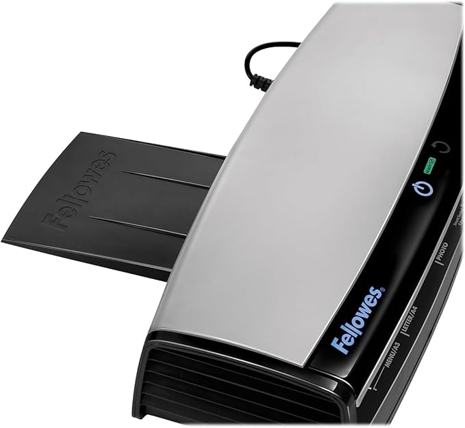 Fellowes Jupiter 2 125 Laminator with 10 Pouches, 12.5 Inch (5734101), Black & Grey