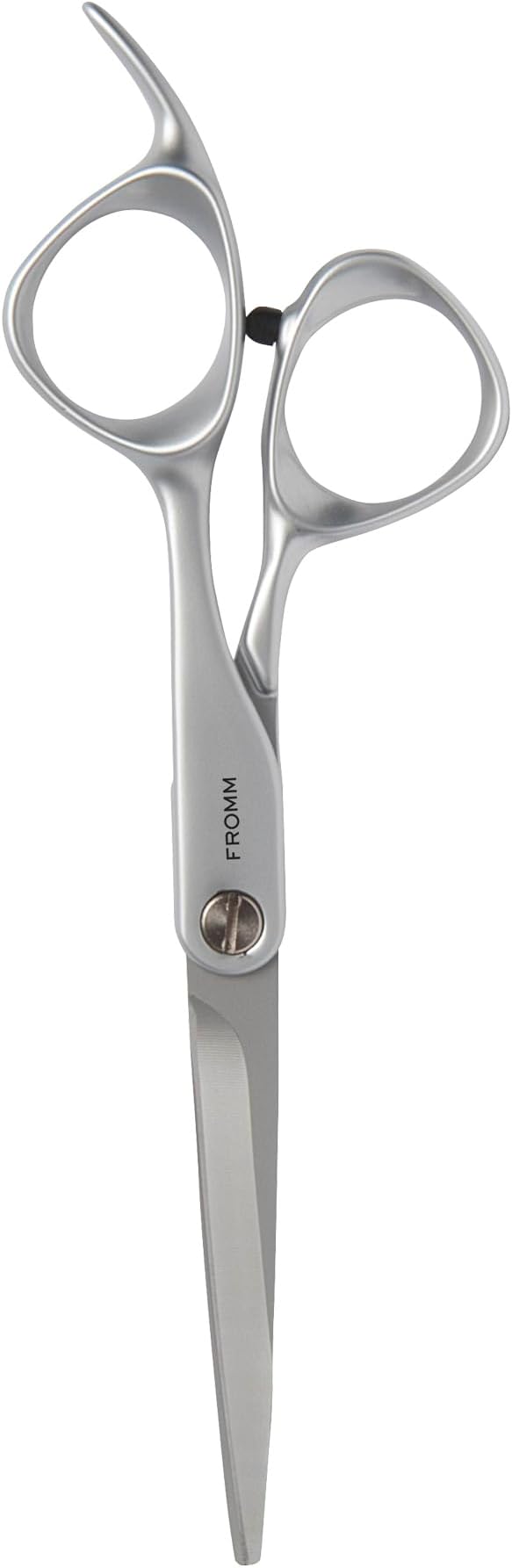 Fromm Professional Transform 5.75" Extra Smooth Hair Cutting Shears on Wet & Dry Hair in Matte Silver Japanese Steel Scissors with Beveled Blade for Experienced & Expert Stylists