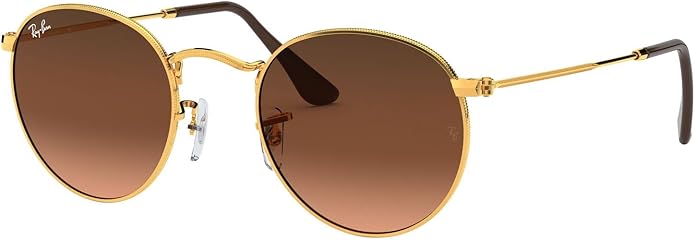 Ray-Ban Unisex Rb3447 Round Metal Round Sunglasses