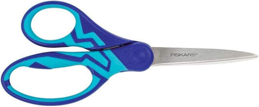 Fiskars 199700-1001 Back to School Supplies, Student Kids Scissrors Softgrip, 7 Inch, Color Received May Vary