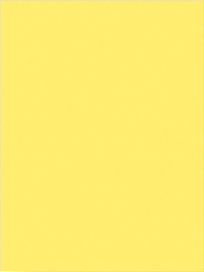 Prang (Formerly SunWorks) Construction Paper, Yellow, 9" x 12", 50 Sheets