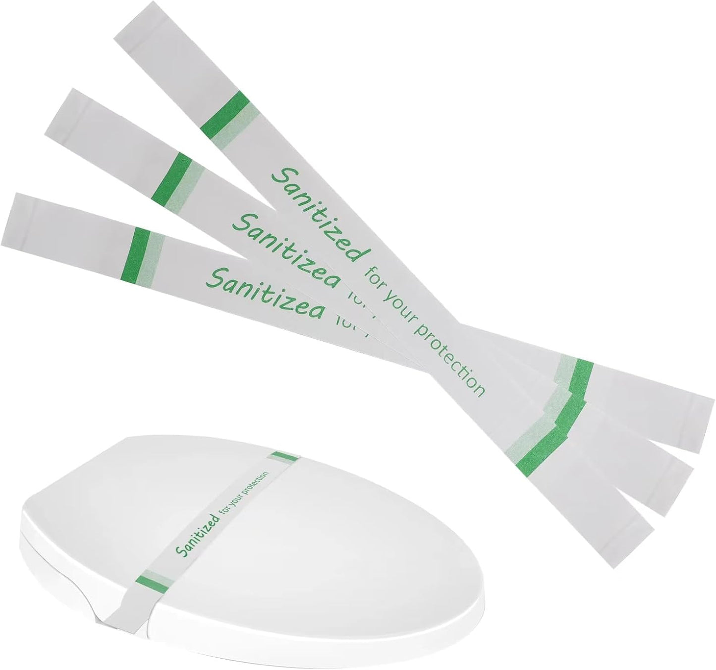 Germiwipe Printed Toilet Seat Bands,Toilet Strips,Hotel Essentials Paper Toilet Seat band for Hotels Motels Hospitals (Case of 2000)