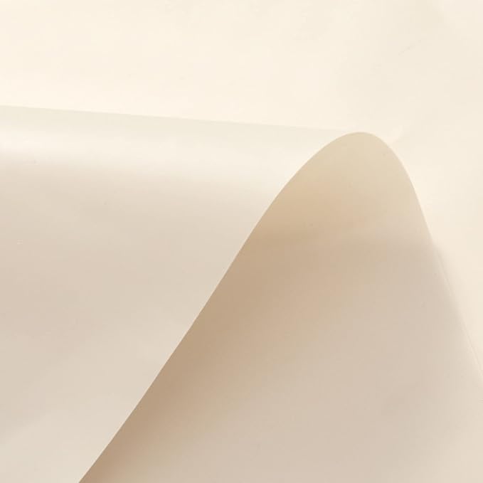 Barossa Design Beige Long Shower Curtain Liner 78" Height - 3 Magnets & Waterproof Lightweight PEVA Shower Liner for Bath Tub, PVC Free, Metal Grommets, Beige, 72x78