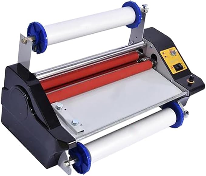 13.6" Laminating Machine, SHengwin Hot and Cold Roll Laminator 110V Thermal Roll Laminating Machine for Single/Dual Sides A3/A4 Paper Lamination