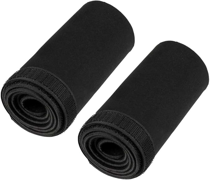 Klein Tools 450-330 Cable Management Sleeve, Cord Management for Home, Office or Job, 1-3/4-Inch Max Diameter, 3-Foot Length, Black, 2-Pack