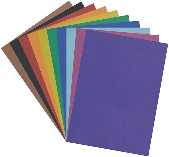 Pacon Poster Board - Assorted Colors - 100 Sheets