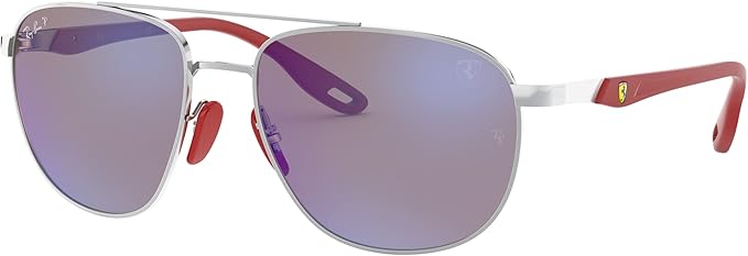 Ray-Ban Unisex Rb3659m Scuderia Ferrari Collection Square Sunglasses