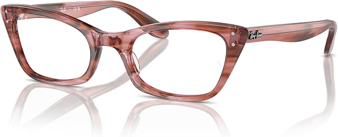 Ray-Ban Women's RX5499 Lady Burbank Cat Eye Prescription Eyewear Frames