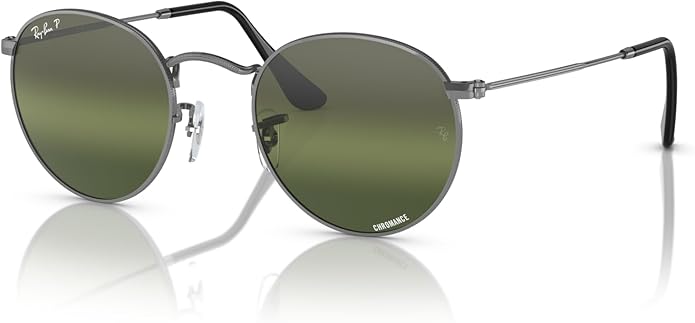 Ray-Ban Unisex Rb3447 Round Metal Round Sunglasses