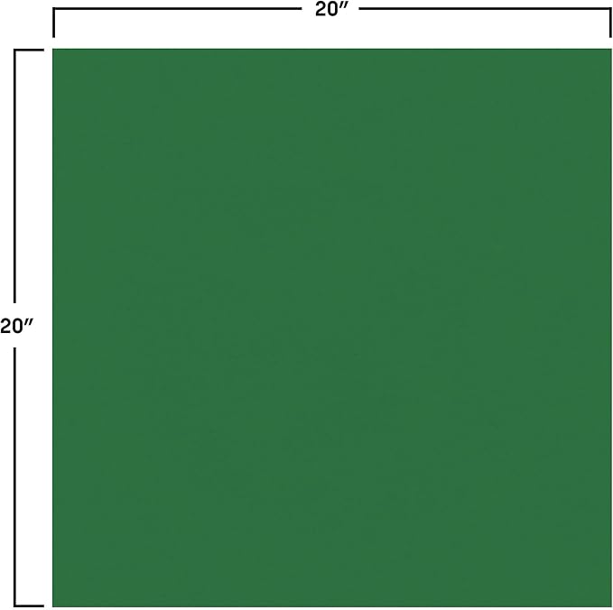 Beistle Green Tissue Paper Sheets – 96 Pack, Bulk Square Craft Tissue, Gift Wrapping for Bags, Boxes, DIY Crafts, Packaging Filler for Retail Displays, Shipping, Parties & Decorative Use, 20” x 20”