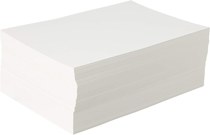Canson XL Series Watercolor Sheet Bulk Pack, Midweight White Paper, 500 Sheets, 9x12 inch