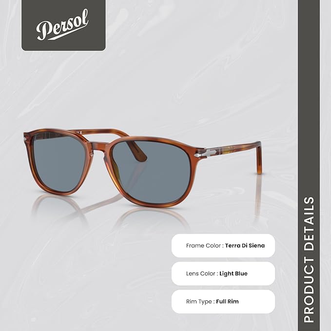 Persol PO3019S Square Sunglasses for Men '+BUNDLE with ACCESSORY EYEWEAR KIT