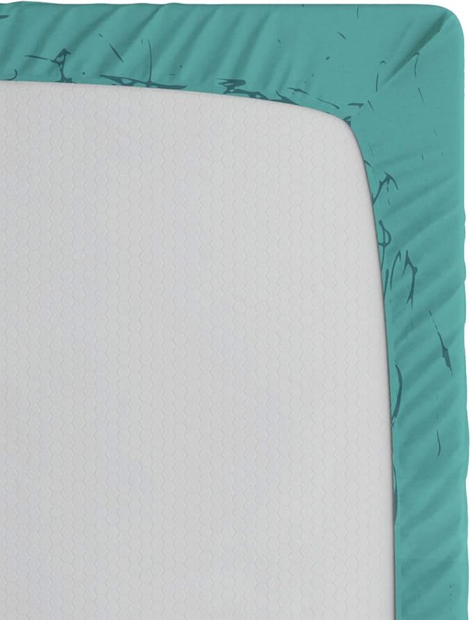 Ambesonne Chihuahua Fitted Sheet, Face Sketch of Dog with Hat and Life is Better with a Chi Words, Bed Cover with All-Round Elastic Deep Pocket for Comfort, Full Size, Seafoam Taupe and White