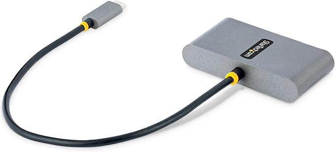 StarTech.com 4-Port USB-C Hub with 100W Power Delivery Pass-Through - 2X USB-A + 2X USB-C - 5Gbps - 1ft (30cm) Long Cable - Portable USB Type-C to USB-A/C Hub - USB-C Splitter (5G2A2CPDB-USB-C-HUB)