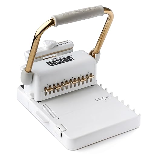 We R Memory Keepers Universal Cinch Book Binding Machine, Spiral Binding, Wire Binding, Book Binder Machine for Bookbinding, Book Making, Spiral Notebook Maker, and Binding Kits