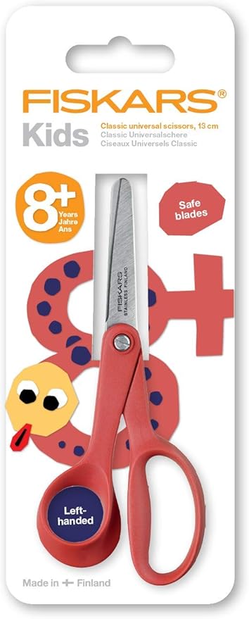 Fiskars Scissors - Left-Handed Blunt Kids (13 cm)