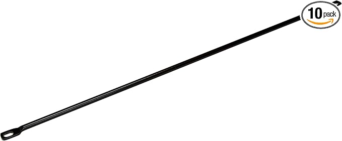 StarTech 10-Pack Horizontal Lacing Bar, Server Rack Cable Management, 19" Network Rack-Mount Cord Organizer, TAA