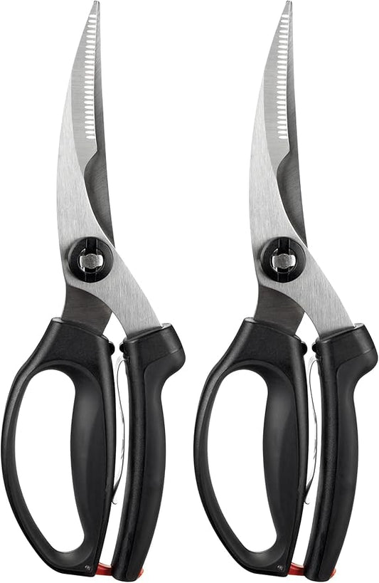 OXO Good Grips Spring-Loaded Poultry Shears,Black,(Pack of 2)