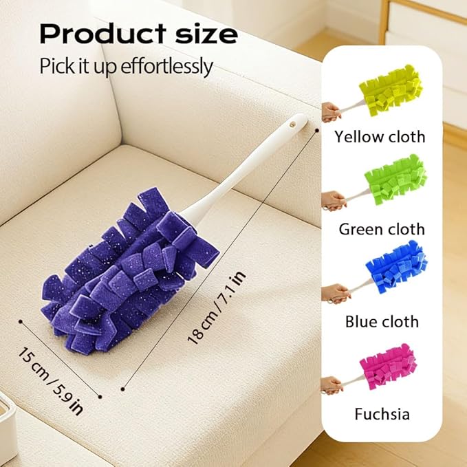 Duster Refills, Reusable Duster Refills, 360 Heavy Duty Duster Refill Pads, Washable Dusters Refill for Home, Blinds, Car, Pet, Furniture, Fans (3PC)