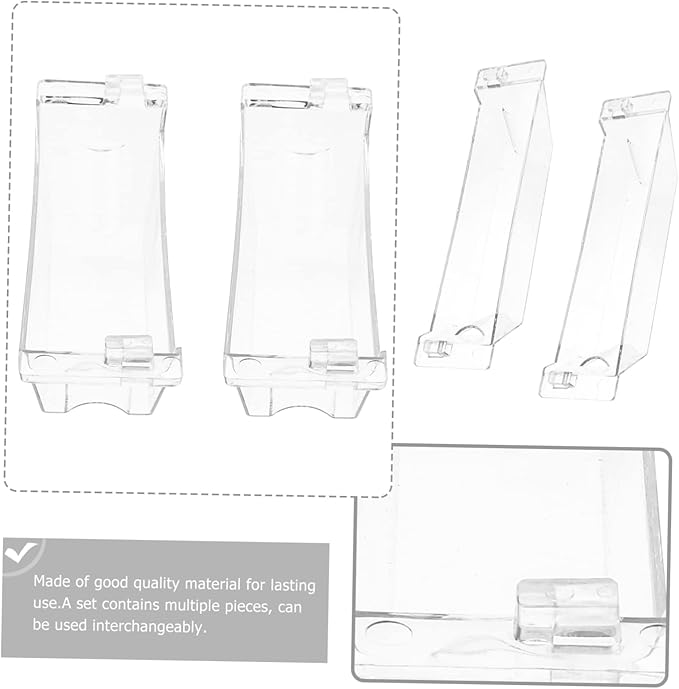 jojofuny 6pcs Practical Oil Bowls for Range Hood Easy to Install Oil Catcher Durable Grease Cups for Kitchen Use Waste Collection Accessories