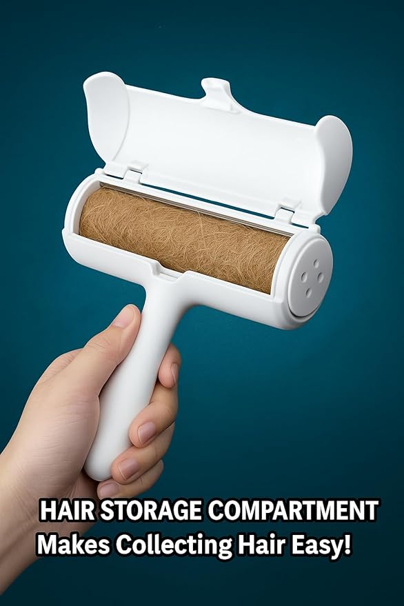 GajetNest Pet Hair Remover Roller Resuable Lint Roller, Cat and Dog Hair Remover for Couch, Carpet, Clothing, Bedding and Furniture Portable Design Easy to Use Fur Removal Tool