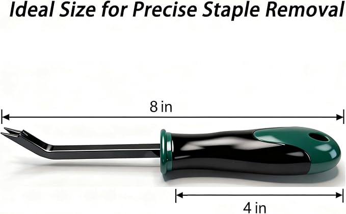 Staple Remover Tool, Heavy Duty Upholstery Staple Puller for Carpet, Furniture, Wood & Floor