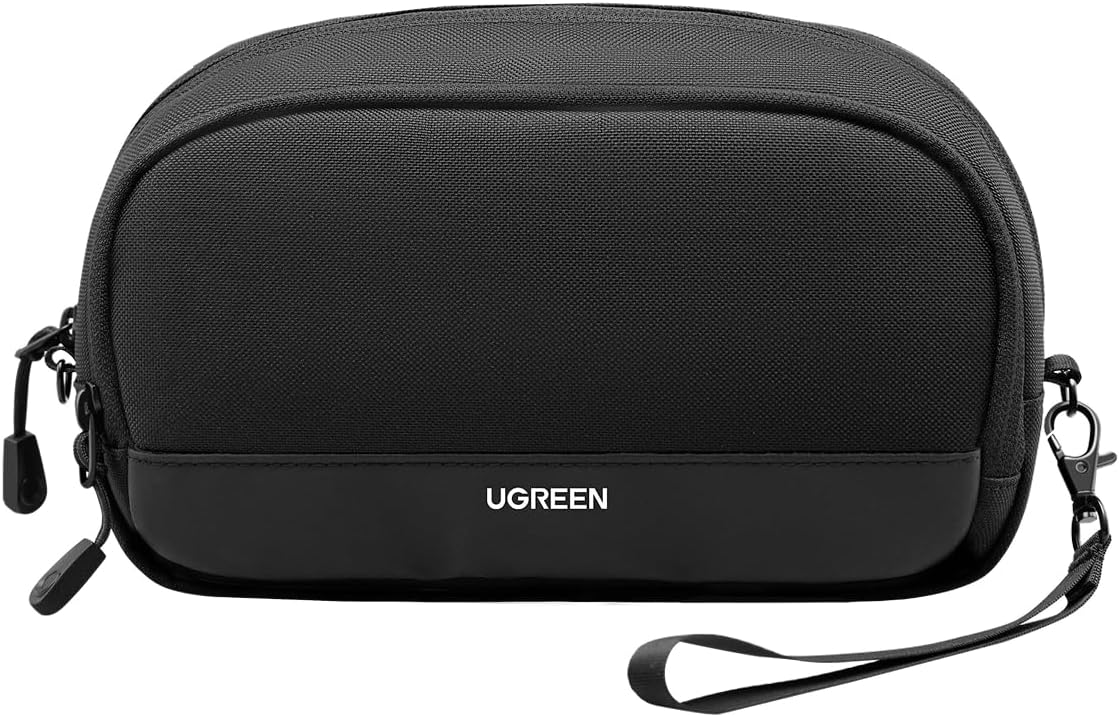 UGREEN Electronics Organizer Travel Case Bag Multifunctional Organizer Carrying Case for Cables, Cord, SD Card, Earbuds, Charger, USB Adapter, Electronic Accessories Medium Size
